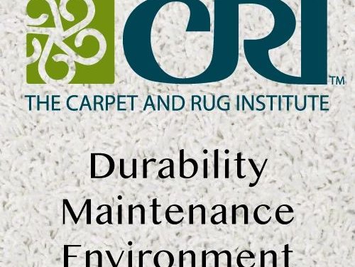 The Carpet and Rug Institute logo on carpet from Floor Fashions of Virginia in the Charlottesville, VA area